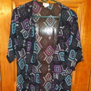 LULAROE SHIRLEY COVER UP SMALL